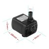 Submersible Water Aquarium Fish Tank Fountain Pond Pump DC5.5V- 12V 3W G22 - Image 4