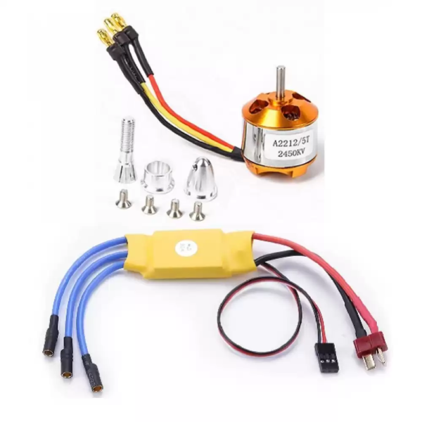 XXD 1000kv, 2450kv Brushless Motor with ESC 30A Speed ​​Controller for RC Drone COM35 ,R34